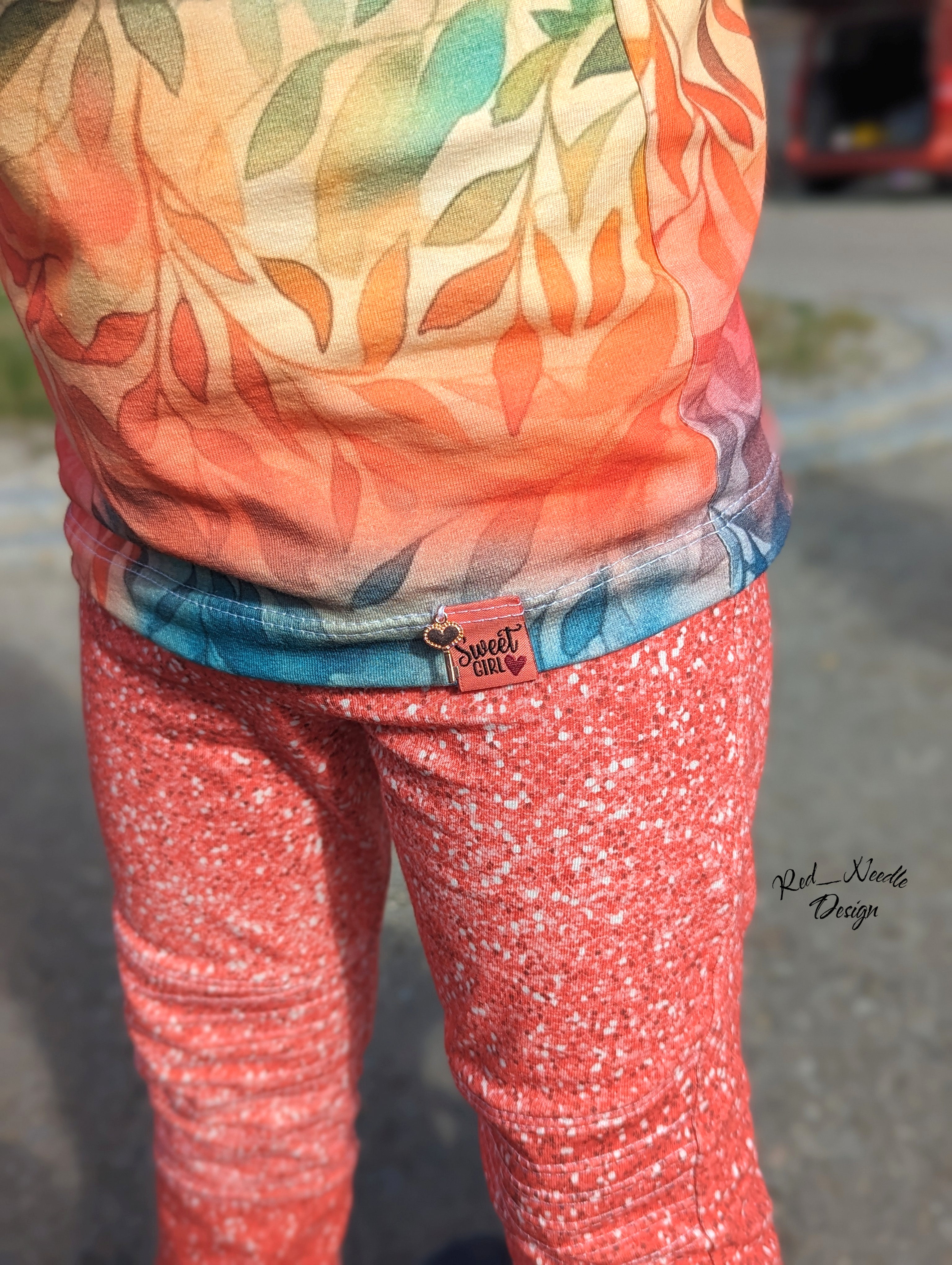 Aquarell Blätter Farbverlauf
